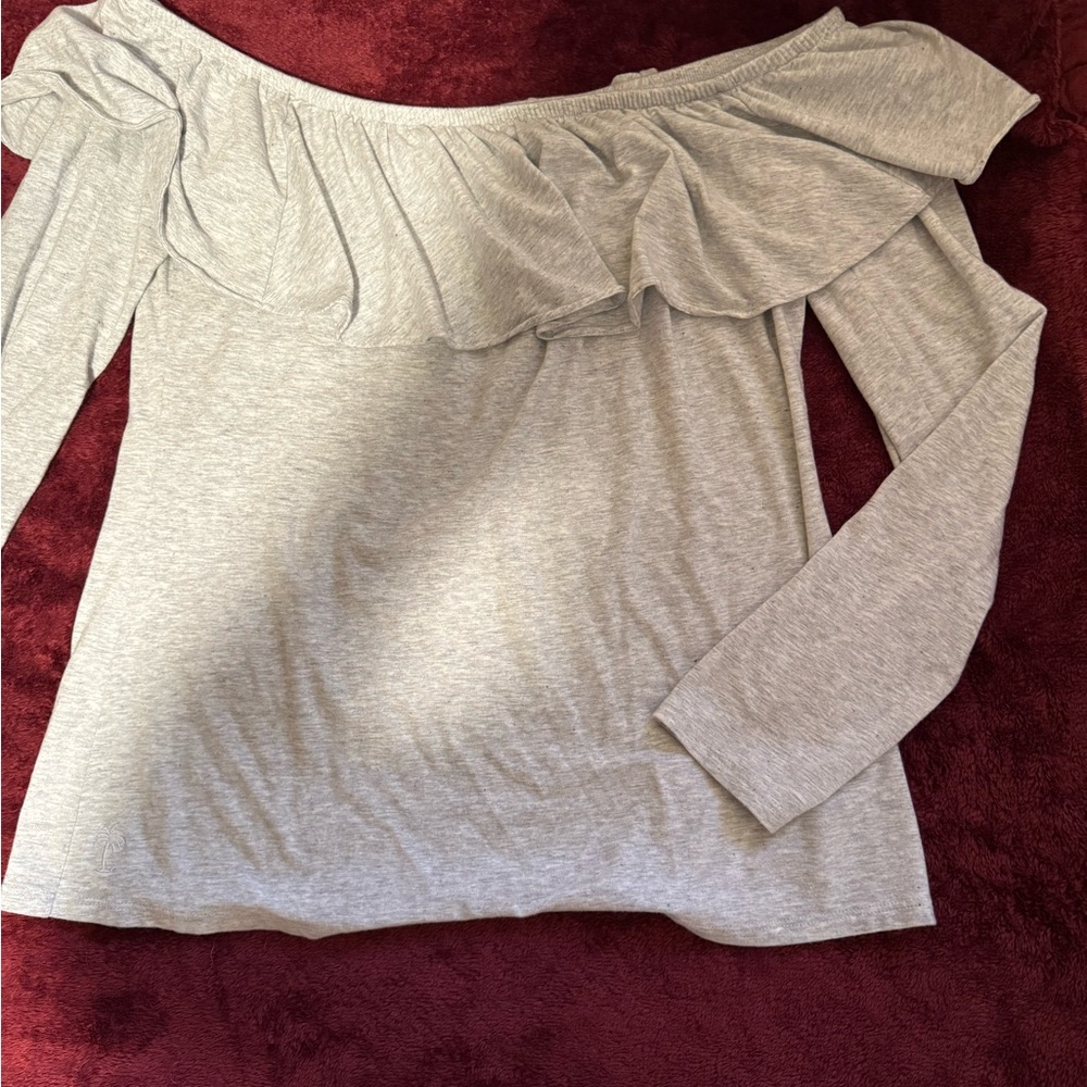 Lilly Pulitzer Pink and Gray Top